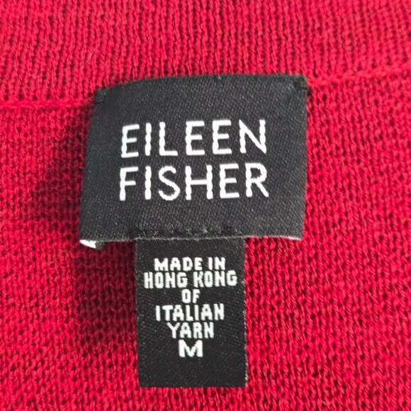 Eileen Fisher NWOT Ultra Fine Merino Cardigan In Responsible Wool Size M - Picture 7 of 8